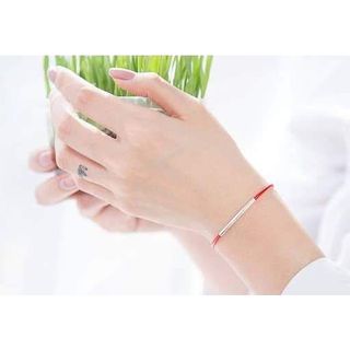 Vòng tay chỉ đỏ cặp đôi [ Kiềng bạc 925] - [ Bảo Hành 5 năm] - [ Đã TC]