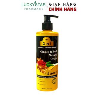 Dầu Gội Gừng và Thảo Dược Lucky Star - 500ml