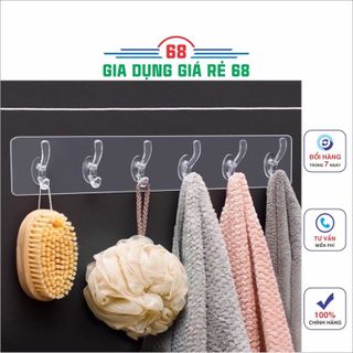 Miếng dán cường lực 6 móc trong suốt mã 8025 giá sỉ - giá bán buôn