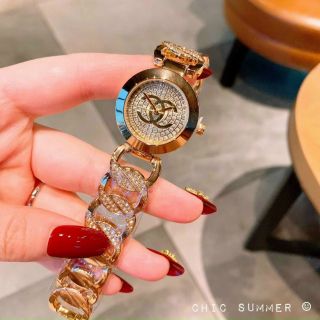 ĐỒNG HỒ CHANE CHỮ GOLD XINH