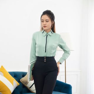 Áo sơ mi viền