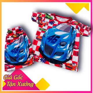 Đồ Bộ Trẻ Em - thun lạnh 3D - Quần Áo trẻ em - Bé trai
