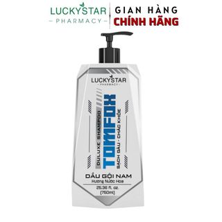 Dầu Gội Nước Hoa Nam Cao Cấp Tomfox Lucky Star 750ml