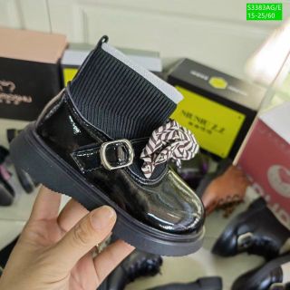 Giày boots trẻ em chất da mềm kiểu dáng sành điệu S3383