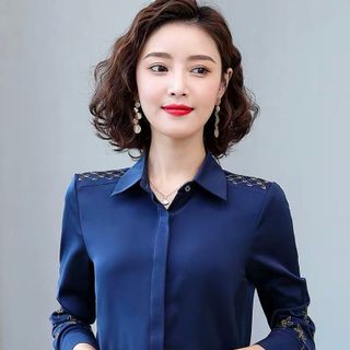 Sơ mi tay thêu tay vai