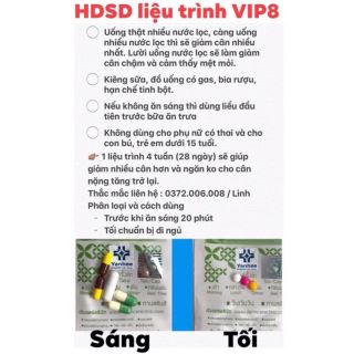 Giảm cân vip 8 thái lan