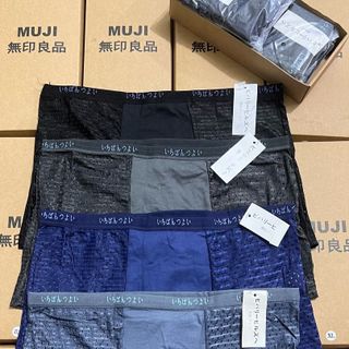 Quần lót nam sịp nam muji đùi hộp 4 cái