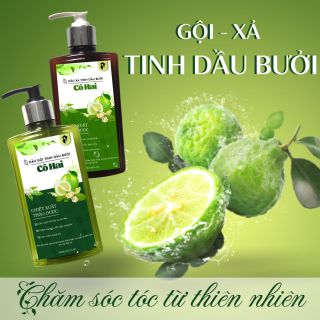 Dầu Gội Dược liệu- Dầu gôi-Xả Tinh Chất Bưởi- Xịt dưỡng tóc tinh chất Bưởi