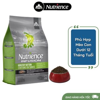 Thức Ăn Cho Mèo Con - Phát Triển Trí Não, Hệ Tiêu Hoá Nutrience Infusion Bao 2,27kg - Thịt Gà, Rau Củ, Trái Cây Tự Nhiên giá sỉ