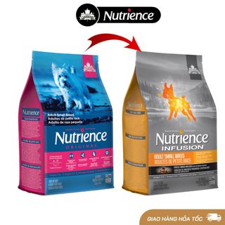 Thức Ăn Cho Chó - Size Nhỏ Trưởng Thành Trên 12 Tháng  Nutrience Infusion Bao 2,27kg - Thịt Gà, Rau Củ, Trái Cây