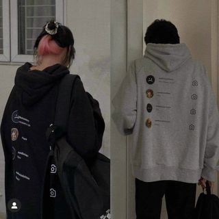 Áo hoodie thu nỉ logo máy ảnh form đẹp