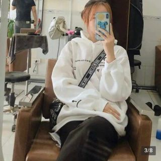 Áo hoodie thu nỉ logo máy ảnh form đẹp