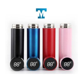 [BÌNH GIỮ NHIỆT 500ML] BÌNH GIỮ NHIỆT INOX HIỂN THỊ NHIỆT ĐỘ CAO CẤP, DUNG TÍCH 500ML