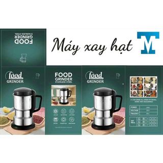[MÁY XAY HẠT FOOD GRINDER] Máy Nghiền Hạt Đa Năng Mini Siêu Tốc, Xay Bột Siêu Mịn - Xay Ngũ Cốc, Cafe, Các Hạt Gia Vị