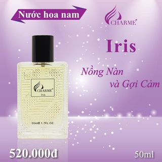 Nước hoa nam charme iris 50ml