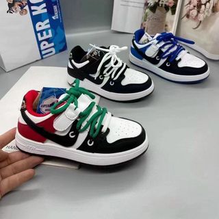 Giày thể thao nữ chất da mềm phối màu đẹp