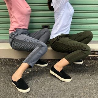Quần baggy AGE2X chất kaki thế hệ mới Organic, wash mịn, có phối bo gân co giãn bên sườn quần tạo độ thoải mái