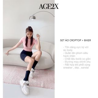 Áo croptop body AGE2X chất lượng cao, SỈ SLL