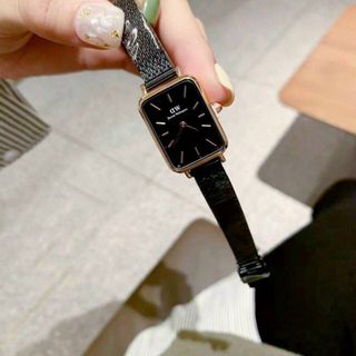 ĐỒNG HỒ D W LƯỚI NỮ CHỮ NHẬT