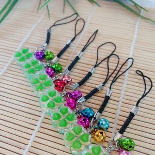 Móc khoá cỏ 4 lá khắc tên hạt gạo theo yêu cầu