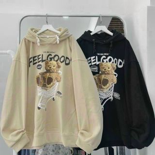 Áo hoodie thun nỉ in feelgood giá sỉ