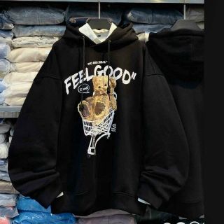 Áo hoodie thun nỉ in feelgood