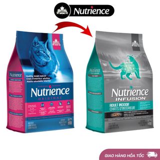 Thức Ăn Cho Mèo - Trưởng Thành Trên 12 Tháng Tuổi Nutrience Infusion Bao 2,27kg - Thịt Gà, Dầu Cá Hồi, Rau Củ, Trái Cây