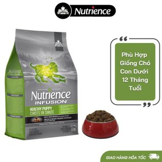 Thức Ăn Cho Chó Con - Dưới 12 Tháng (Phát Triển Trí Não) Nutrience Infusion Bao 500g - Thịt Gà, Rau Củ Quả, Trái Cây giá sỉ