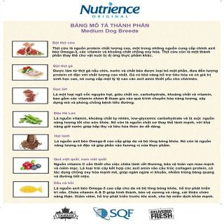 Thức Ăn Cho Chó - Trung Bình, Lớn (Phát Triển Cơ Bắp) Nutrience Infusion Bao 500g - Gà Tây, Rau Củ, Trái Cây Tự Nhiên