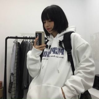 Áo hoodie thun nỉ in pepermia form chuẩn