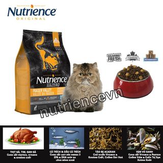 Thức Ăn Hạt Cho Mèo - Nutrience Subzero Bao 500g Thịt Gà, Cá Hồi, Cá Trích, Cá Tuyết, Cá Đại Dương, Rau Củ Quả, Trái Cây