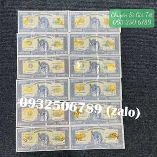 Tờ Tiền 1 Triệu Đô ( USD ) Kỷ Niệm Mạ Vàng 12 Con Giáp Có Bảo An Lì Xì Tết giá sỉ - giá bán buôn