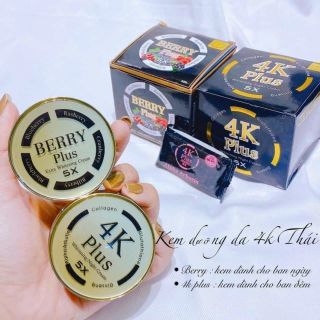 KEM DƯỠNG TRẮNG DA MẶT BAN ĐÊM 4K PLUS WHITENING NIGHT CREAM giá sỉ