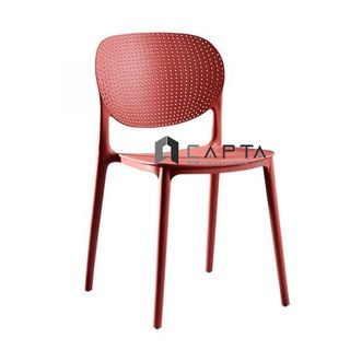 Bộ bàn ăn tiếp khách mặt gỗ vuông 4 ghế nhựa đúc cao cấp cho căn hộ
