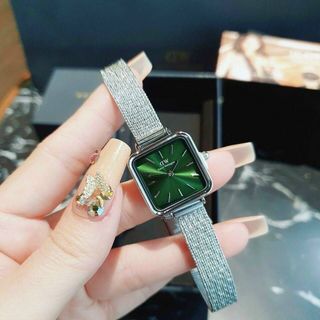 ĐỒNG HỒ D W DÂY LƯỚI VUÔNG NỮ