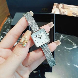 ĐỒNG HỒ D W DÂY LƯỚI VUÔNG NỮ
