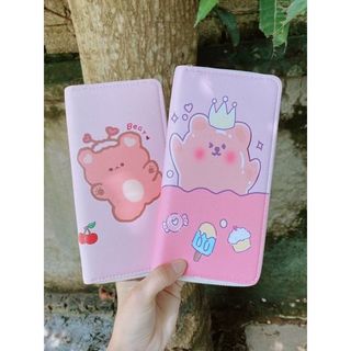 Ví dài nữ cầm tay hoạt hình nhiều mẫu dễ thương