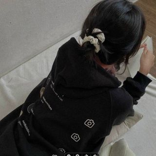 Áo hoodie thu nỉ logo máy ảnh form đẹp giá sỉ