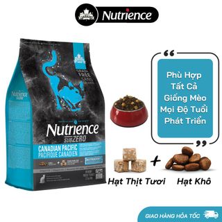 Thức Ăn Hạt Cho Mèo - (Mượt Lông) Nutriene Subzero Bao 2,27kg - 4 Loại Thịt (Gà Tây, Cá Hồi,..) Rau Củ, Trái Cây