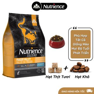 Thức Ăn Hạt Cho Mèo - (Mượt Lông) Nutriene Subzero Bao 2,27kg - 4 Loại Thịt (Gà Tây, Cá Hồi,..) Rau Củ, Trái Cây