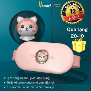 [BẢO HÀNH 12 THÁNG] Máy chườm ấm bụng, Đai chườm nóng, massage giảm đau bụng, đau lưng khi đến kỳ kinh nguyệt cho bạn gái giá sỉ