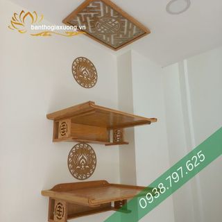 Mẫu bàn thờ mẹ quan âm treo tường, bàn Phật đẹp hiện đại đẹp nhất