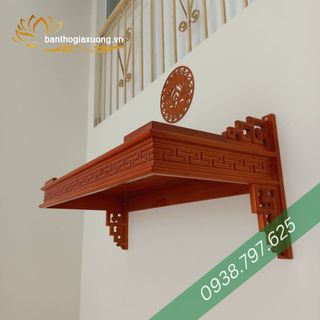 Mẫu bàn thờ mẹ quan âm treo tường, bàn Phật đẹp hiện đại đẹp nhất