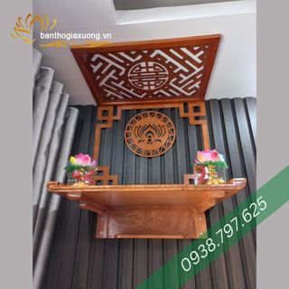 Mẫu bàn thờ mẹ quan âm treo tường, bàn Phật đẹp hiện đại đẹp nhất