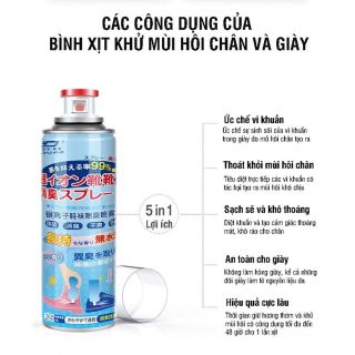 Xịt khử mùi giày