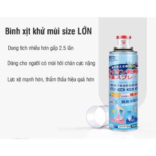 Xịt khử mùi giày