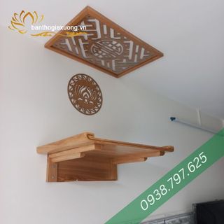 Mẫu bàn thờ mẹ quan âm treo tường, bàn Phật đẹp hiện đại đẹp nhất