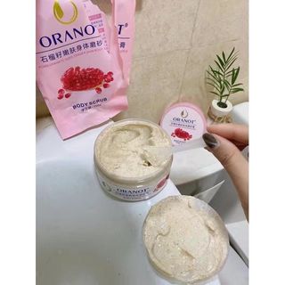 DÒNG CAO CẤP Tẩy Tế Bào Da Chết Body Toàn Thân Lựu Đỏ ORANOT Trắng Da Loại Bỏ Bụi Bẩn Muối Tẩy Da Chết