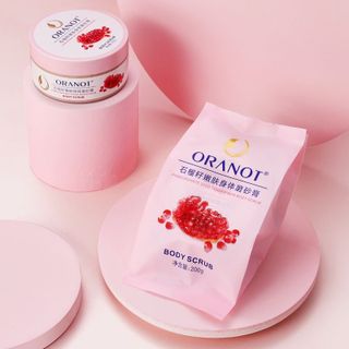 DÒNG CAO CẤP Tẩy Tế Bào Da Chết Body Toàn Thân Lựu Đỏ ORANOT Trắng Da Loại Bỏ Bụi Bẩn Muối Tẩy Da Chết giá sỉ