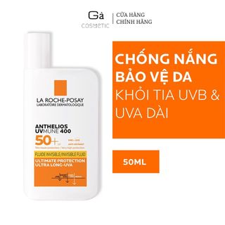 Kem Chống Nắng Dạng Sữa La Roche-Posay Anthelios Uvmune 400 Invisible Fluid SPF 50+ 50ml
